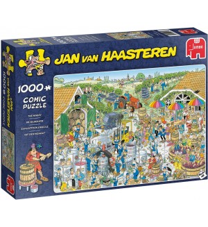 Пъзел Jumbo от 1000 части - Винарната, Ян ван Хаастерен