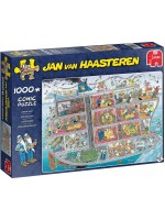 Пъзел Jumbo от 1000 части - Круизен кораб, Ян ван Хаастерен