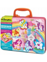 Творчески комплект 4M Thinking Kits - Направи си сам апликация за стъкло, Еднорог