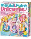 Творчески комплект 4M Mould & Paint - Направи си сам, Еднорози от гипс
