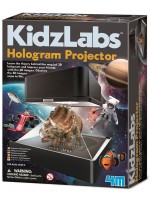 Творчески комплект 4M KidzLabs - Направи си сам, Холограмен проектор