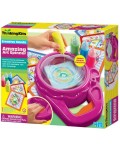Творчески комплект 4M Thinking Kits - Направи си сам, Машина за рисуване с ръчно задвижване