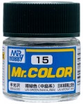 Акрилна боя Mr. Hobby - Mr. Color, C015 Semi-Gloss IJN Green (Nakajima), 10 ml