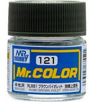 Акрилна боя Mr. Hobby - Mr. Color, C121 RLM81 Brown Violet, 10 ml Акрилна боя Mr. Hobby - Mr. Color, C121 RLM81 Brown Violet, 10 ml
