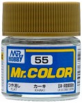 Акрилна боя Mr. Hobby - Mr. Color C-055, Khaki, 10 ml