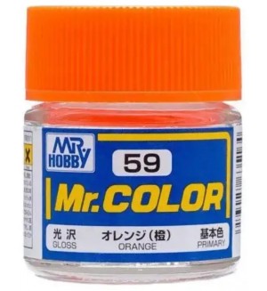 Акрилна боя Mr. Hobby - Mr. Color, C-059 Orange, 10 ml