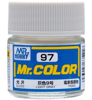 Акрилна боя Mr. Hobby - Mr. Color, C-097 Light Gray, 10 ml