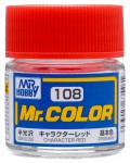 Акрилна боя Mr. Hobby - Mr. Color, C-108 Character Red, 10 ml