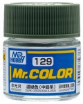 Акрилна боя Mr. Hobby - Mr. Color, C-129 Dark Green (Nakajima), 10 ml