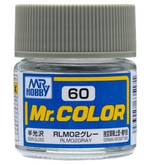 Акрилна боя Mr. Hobby - Mr. Color, RLM02 Gray, 10 ml Акрилна боя Mr. Hobby - Mr. Color, RLM02 Gray, 10 ml