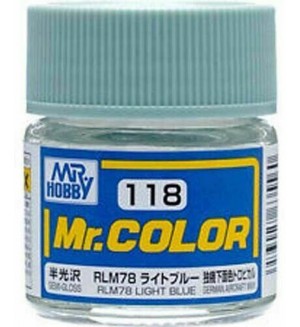 Акрилна боя Mr. Hobby - Mr. Color, RLM78 Light Blue, 10 ml