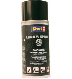 Акрилна боя Revell - Спрей Хром (150 ml)