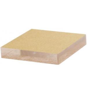 Акрилно блокче за силиконов печат Ем Арт - 55 x 55 x 10 mm