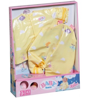 Аксесоари за кукли Zapf Creation Baby Born - Комплект с дъждобран, панталони и ботуши