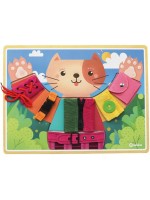 Активна дъска за основни умения Andreu Toys - Облечи котето Активна дъска за основни умения Andreu Toys - Облечи котето