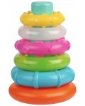 Активна играчка Playgro + Learn - Конус с цветни рингове