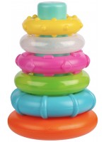 Активна играчка Playgro + Learn - Конус с цветни рингове