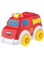 Активна играчка Playgro Jerry's Class - Пожарна кола, със светлини и звуци
