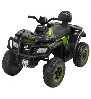 Акумулаторен джип Caretero Toyz - Quad Rush, зелен