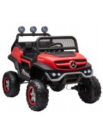 Акумулаторен джип Chipolino - Mercedes Unimog, червен