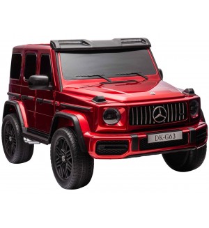 Акумулаторен джип Mercedes - Mercedes G63 4x4, червен