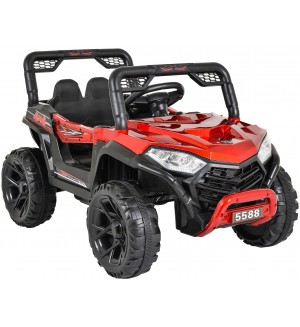 Акумулаторен джип Moni - Fast UTV-5588, червен металик