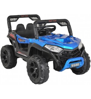Акумулаторен джип Moni - Fast UTV-5588, син металик