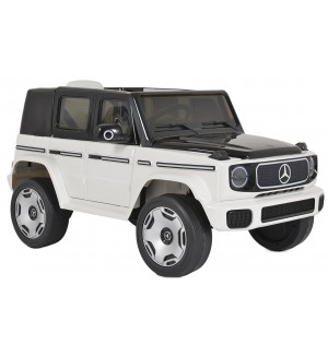 Акумулаторен джип Moni - Mercedes-Benz EQG, бял