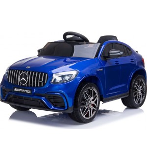 Акумулаторен джип Moni - Mercedes GLC 63S AMG, син металик