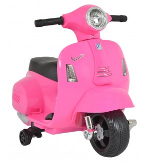 Акумулаторен мотор Moni - Vespa GTS Super Sport, розов