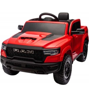 Акумулаторен пикап Pinghu - Ram Dodge, с родителски контрол, червен 