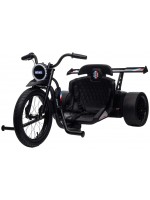 Акумулаторна дрифт триколка DriftMax - 24V/10Ah, до 13 km/h, черна