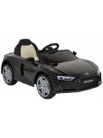 Акумулаторна кола Audi - R8 Spyder, черен металик