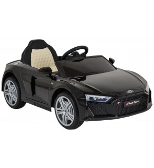 Акумулаторна кола Audi - R8 Spyder, черен металик