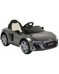 Акумулаторна кола Audi - R8 Spyder, сив металик