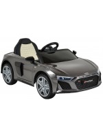 Акумулаторна кола Audi - R8 Spyder, сив металик