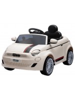 Акумулаторна кола Chipolino - Fiat 500, бежова