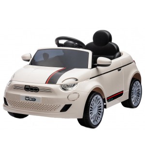 Акумулаторна кола Chipolino - Fiat 500, бежова