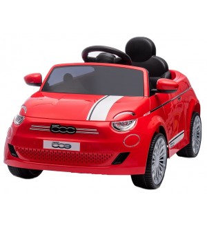 Акумулаторна кола Chipolino - Fiat 500, червена