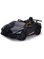 Акумулаторна кола Chipolino - Lamborghini Huracan, черна, с EVA гуми