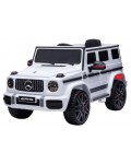 Акумулаторна кола Chipolino - Mercedes G63 AMG, бяла