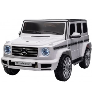  Акумулаторна кола KikkaBoo - Licensed Mercedes Benz G500, бяла