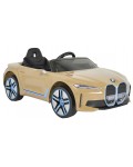 Акумулаторна кола Moni Toys - BMW i4, бежова