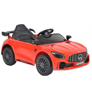 Акумулаторна кола Moni Toys - Mercedes AMG GTR, червенa
