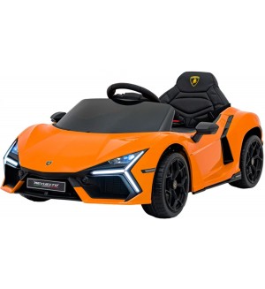 Акумулаторна кола Pinghu - Lamborghini, с родителски контрол, оранжева 