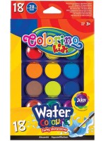 Акварелни бои Colorino Kids - 18 цвята