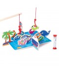 Дървена играчка Andreu Toys - 3D риболов с кукички