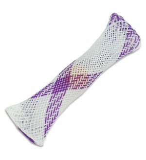 Антистрес играчка Poppit Fidget - Със стъклено топче, бяло-лилаво