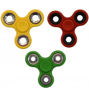 Антистрес играчка Raya Toys - Едноцветен Fidget Spinner, асортимент