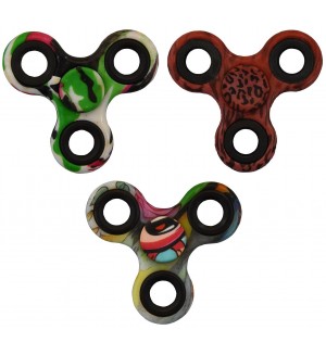 Антистрес играчка Raya Toys - Многоцветен Fidget Spinner, асортимент